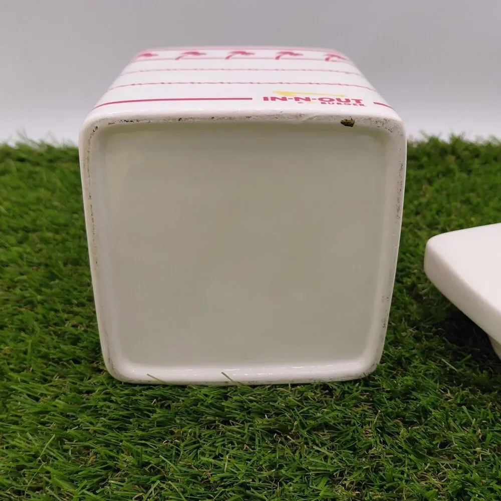 In-N-Out Burger Restaurant Ceramic Canister Jar 6